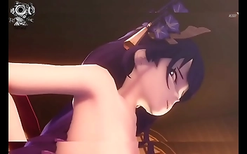 Cute And Sexy Japanese Girl Genshin Impact In Her Free Time