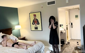 Wild Public Flash: Hotel Maid Helps Me Cum After My Daring Dick Display!