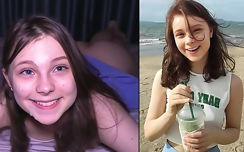 Jaw-Dropping: Cute College Teen Gets Pounded On The First Date