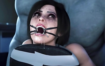 Absolute Jap Cartoon Babe Gets Wild On A Dick In Unison With Her Role