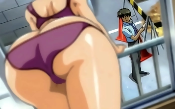 Japanese MILF Seduces Young Public Worker In Uncensored Hentai [Subtitled]