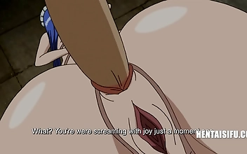 Cover Your Eyes! Big Titty Hentai Maids Get Naughty