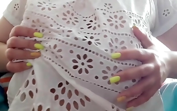 Japanese Beauty Plays With Her Big Boobs After School - Ultimate Luxury Orgasm