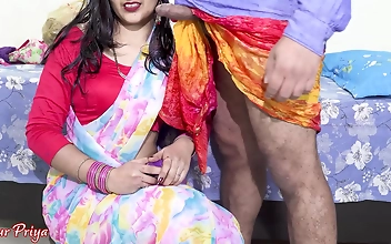 Priya's Hairy Pussy Wet And Wild During Analplay With Bahu In Hindi Audio