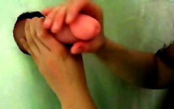 Japanese Beauty In Gloryhole: Explosive Mamada Experience!