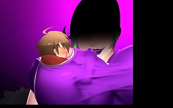 Japanese Hentai Game - Mistress's Sensual Boobsucking Scene