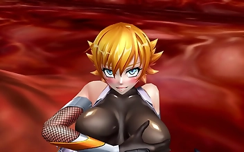 Japanese Beauty Sakura From Taimanin Explores Her Sexy Curves In Mesmerizing MMD Video