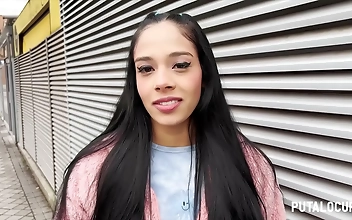 Colombian Cutie Gets Convinced To Fuck On The Street By Torbe