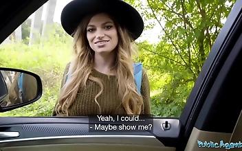 Nicole Rae's Massive Tits On Display As She Gets Banged By A Stranger In Public