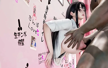 Watch As Wife Pleasures A Crowd While Husband Watches!