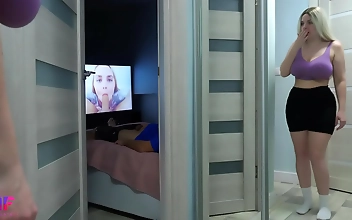 Huge Boobs Stepdaughter Snoops On Her Lustful StepDad - Must-Watch JAV HD Video