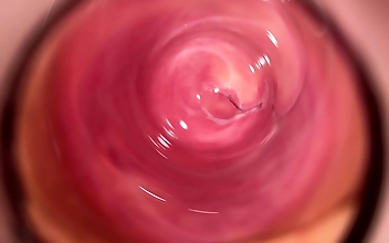 Explore Mia's Tight Creamy Pussy With Our Camera