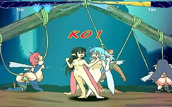 JAP Tiki Girls Battle It Out In Epic Fairy Fight!