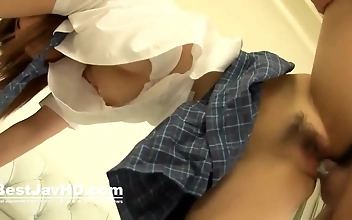 Japanese Schoolgirl Blowjob Skills: Miku Airi's Provasive Techniques Leave You In Awe!