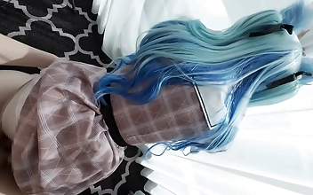 JAV Tuber's Cosplay Raw Sex With Multiple Orgasm Creampie