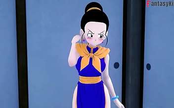 Watch Chichi Get Stuck In The Kitchen In Dragon Ball Z EX 3 Part 2 ~ Sheer And Ptrn Fantasy!