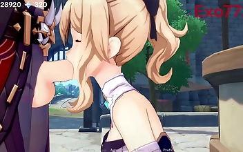 Japanese Hentai Compilation Turns You On - Featuring Jean Genshin