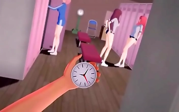 Japanese Schoolgirl's Shocking Time Stop Orgy - Gotoubun No Hanayome