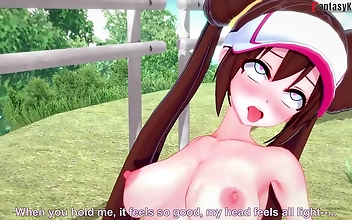 3 Hot Japanese Girls Take Turns Pleasuring Their Guy In Sheer Lingerie - Nancy, Mei, And Midori!