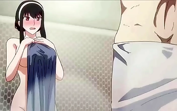 Rekindling Passion: Ex Lovers' HOT HENTAI SEX In The Bathroom