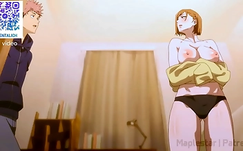 Japanese Pornstar Nobara Kugisaki Sucks Cock And Jiggles Tits In 'Magic Battle' Hentai!