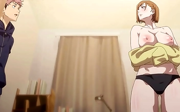 Panty-Dropping Surprise Boobjob: Hentai Hunks Stumble Upon Undressing Girls!