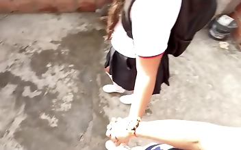 JAV Idol Sara Shines In Abandoned Mansion - Full Pussy Squirt!!