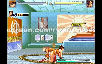 Jav Porn Star Ryona Fucks Mai Shiranui In KOF Mugen Match