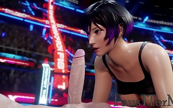 Jav Pornstar Reina Gives Mind-Blowing Blowjob Animation!