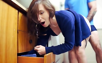 Watch Hot MILF Get FUCKED Hard In Stepmom Gets Stuck AGAIN!