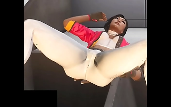 Japanese Model Ayumi Shows Off Her Sexy Curves In Skin-Tight Outfit