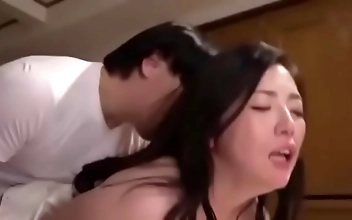 Savage Japanese Babe Gets Hammered With A Huge Cream Pie Facial!