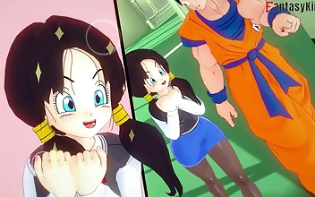 Japanese Beauty Videl Can't Wait For Hot Sex In Dragon Ball Z EX 3 Part 3! Watch 1hr Full Movie On Sheer Or Ptrn Now!