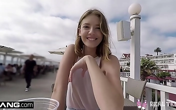Catch a glimpse of real teens exploring their sexuality in public in this Teen POV pussy play video!