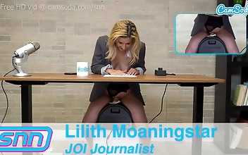 WATCH: Gorgeous News Anchor Goes Wild on the Sybian and Gives Epic Orgasmic Performance!