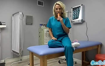 Naughty Nurse Masturbates at Work during lunch - CamSoda exclusive!