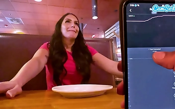 Cumming in Public with interactive toy at LUNCH! Public female orgasm interactive toy - We will ensure that the video contents match the descriptive title that will get people interested enough to click and watch the video!