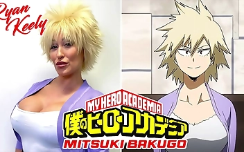 MILF Ryan Keely's Sultry Cosplay as 'My Hero Academia's' Mitsuki Bakugo Gets Steamy