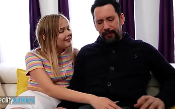 Sensual Coco Lovelock Seduces Stepdad Tommy for a Rough Fuck on the Couch - MileHigh