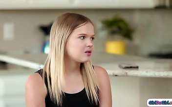 Luscious Stepmom Licks Tiny Stepdaughter - Exclusive Video at GirlDoGirl