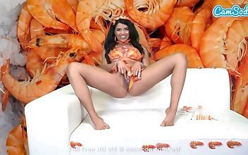 Mesmerizing MILFs: Sensual Shrimp Masturbation and More!