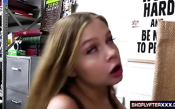 Catching the Hot and Luscious Thief: Joshua Lewis' Cock Gets Dildoed, Security Guard's Big Cock Follows Suit!