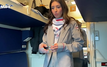 JAV: Sultry Commuter Gets Banged By Hot Conductor On The Job! Must-See Footage!